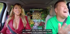 Carpool Karaoke: Mariah Carey, Lady Gaga, Elton John, Adele i inni śpiewają 'All I Want For Christmas Is You'