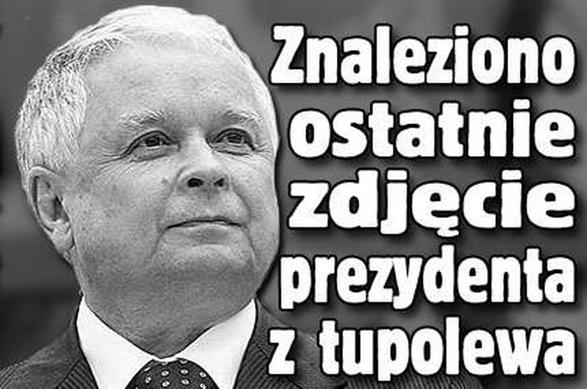 Znaleziono ostatnie zdjęcie prezydenta z tupolewa