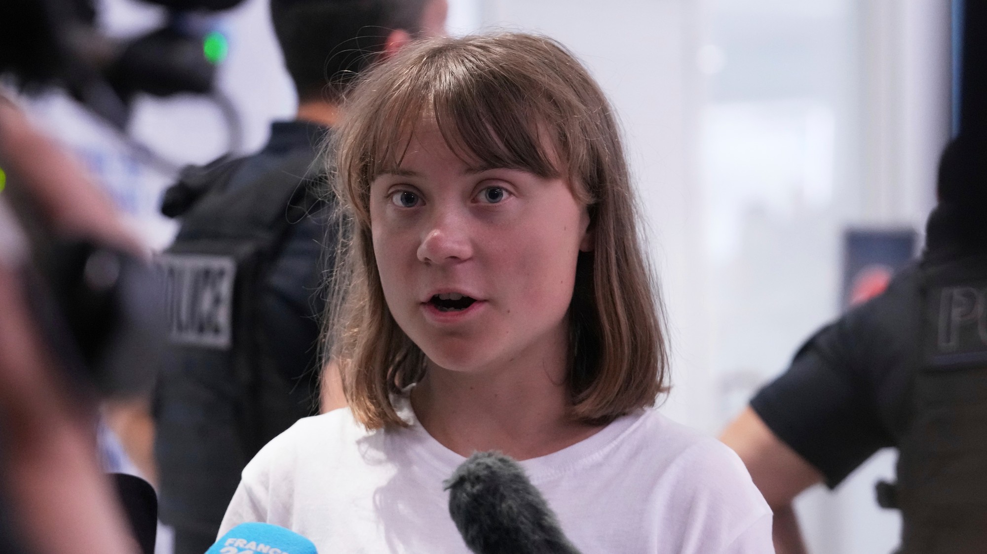 Švédska aktivistka Greta Thunbergová.