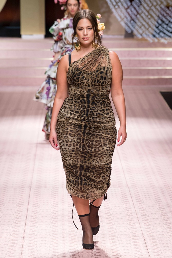 Ešli Grejem na Dolce&Gabbana reviji