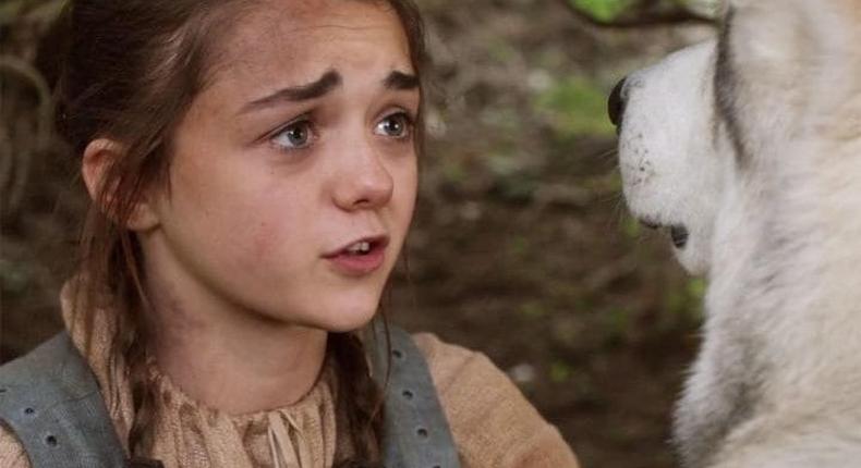 Arya Stark in Game of Thrones 