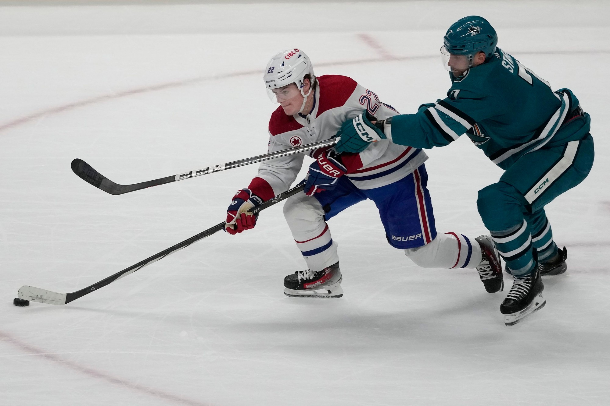 Zápas NHL: San Jose Sharks - Montreal Canadiens.