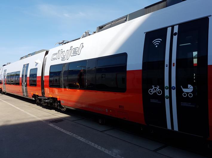 Skład Cityjet wyprodukowany przez Siemensa dla austriackich kolei ÖBB.