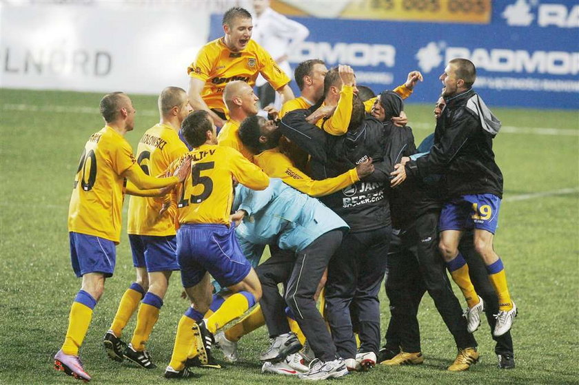 Arka Gdynia - GKS Bełchatów 2:1 w 28. kolejce ekstraklasy