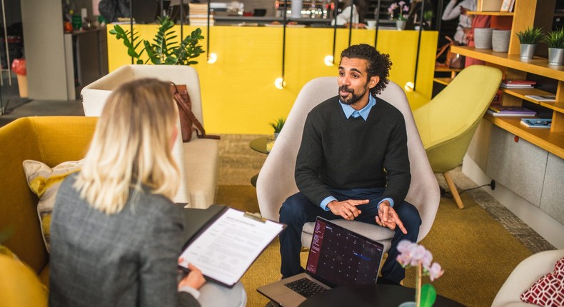 An ex-Meta recruiter says asking questions in a job interview is essential. AzmanL/Getty Images