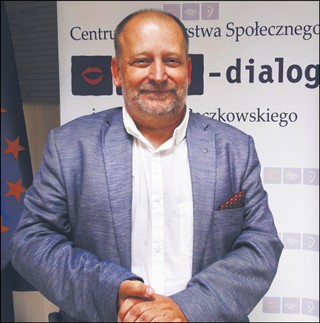 Sławomir Wittkowicz, członek prezydium Forum Związków Zawodowych, przewodniczący WZZ „Forum-Oświata”