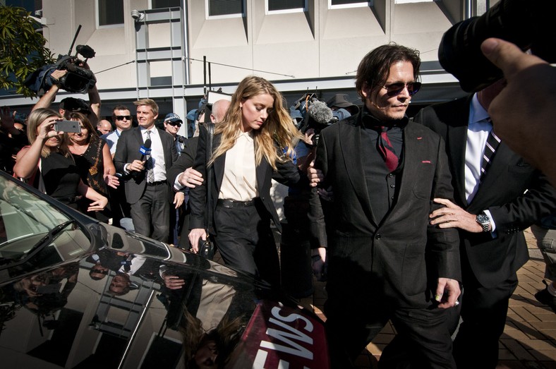 Amber Heard, Johnny Depp po jednej ze spraw sądowych