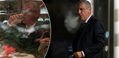 Fernando Santos relaksuje się w Warszawie. Pozwolił sobie na piwo i papierosa [ZDJĘCIA] 