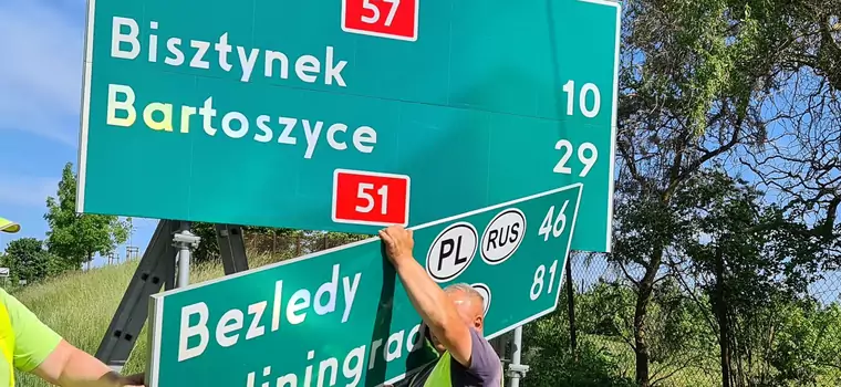 Rosyjska nazwa znika ze znaków drogowych
