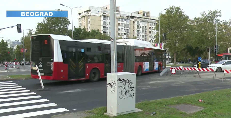 Radovi u Bulevaru Mihajla Pupina, gužve na Novom Beogradu