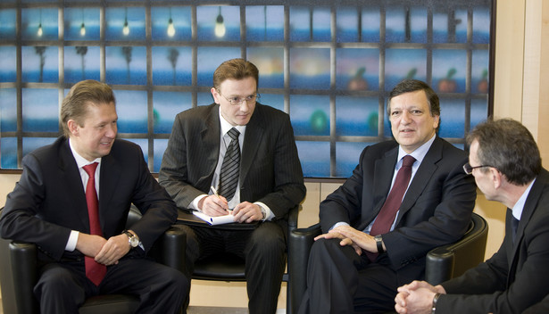 Spotkanie prezesa Gazpromu, Aleksieja Millera z przewodniczącym KE Jose Manuelem Barroso