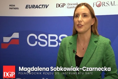 Magdalena Sobkowiak-Czarnecka, pełnomocnik Rządu ds. Instrumentu SAFE: Polskie bezpieczeństwo i ogromna szansa dla zbrojeniówki