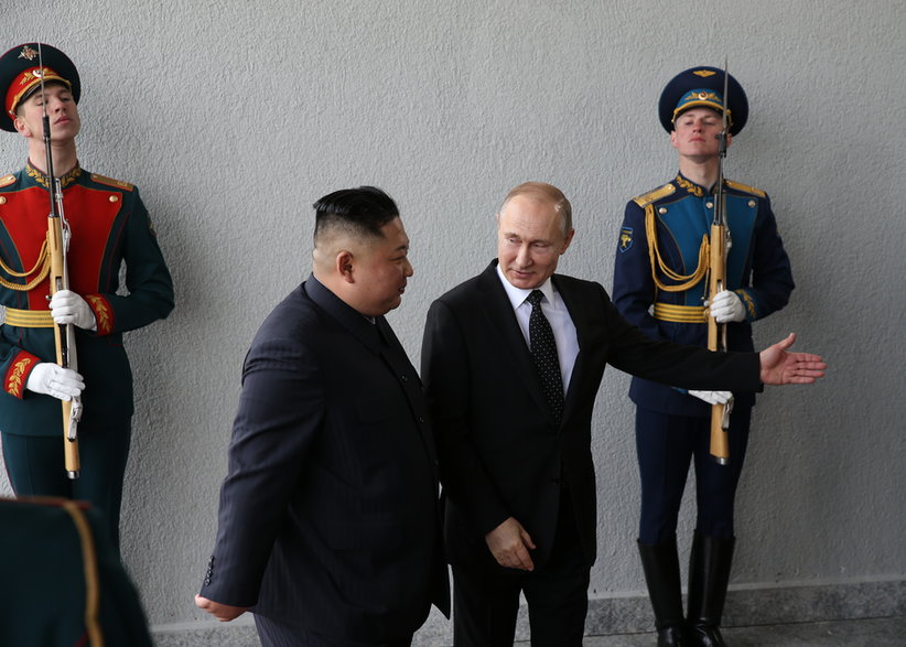 Kim Dzong Un i Władimir Putin, Władywostok, 2019 r. 