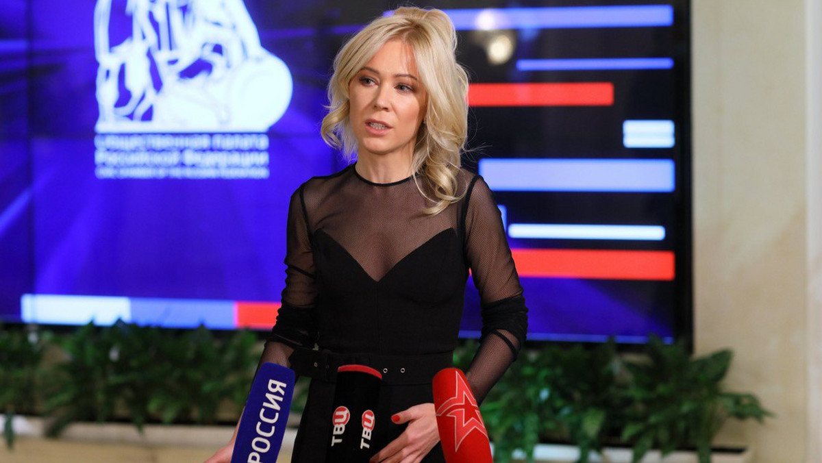 Rosyjska działaczka Jekaterina Mizulina oburzona "fake newsami" o wojnie w Ukrainie