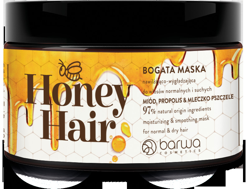 Maska HoneyHair Nawilżająco-Wygładzająca, Barwa (30 zł)