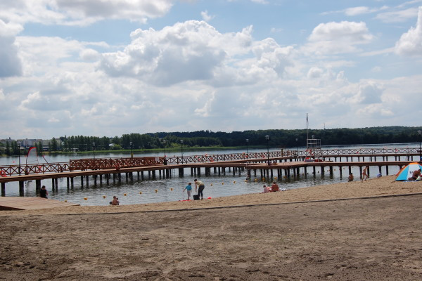 Kąpielisko Miejskie nad jeziorem Drwęckim w Ostródzie