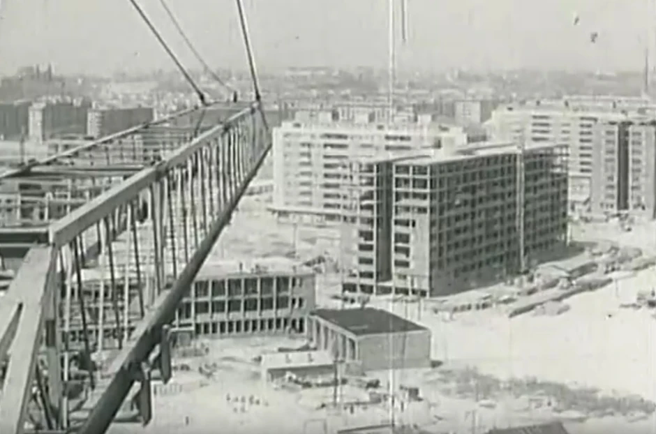 Slike sa početka gradnje Novog Beograda