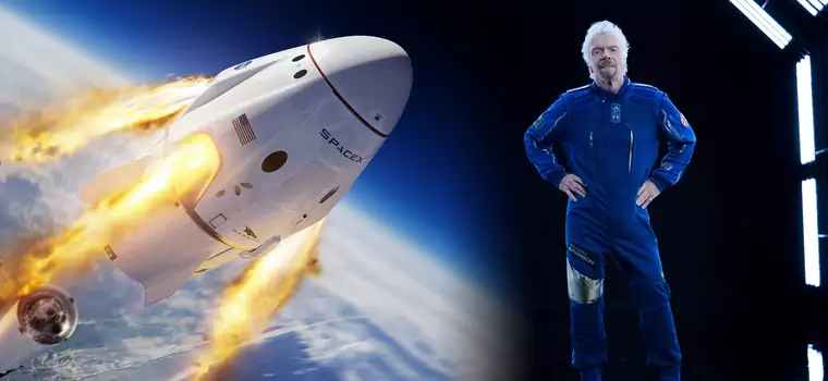 Zaskakujący sojusz miliarderów. Branson chciałby polecić w kosmos ze SpaceX