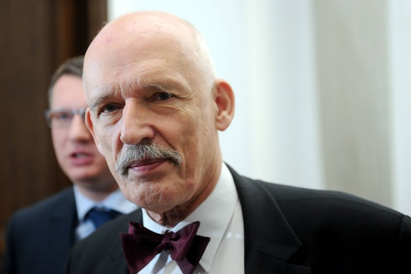 Janusz Korwin–Mikke grozi, że wyprowadzi swoich ludzi na ulice