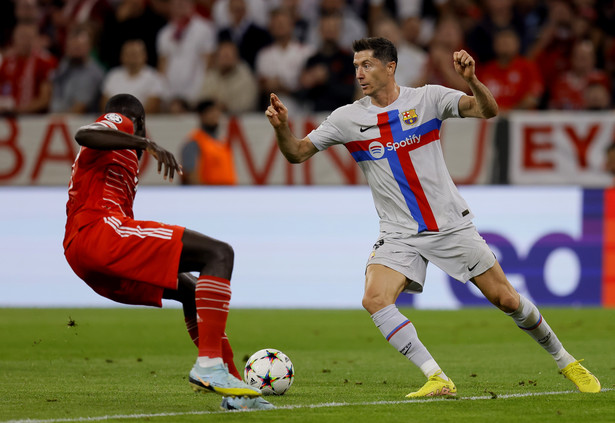 Dayot Upamecano i Robert Lewandowski