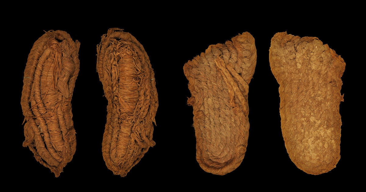 Los zapatos más antiguos de Europa.  Hace 6.000 años en España años de descubrimiento
