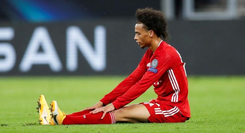 Leroy Sane is back in the Bayern squad after missing three matches