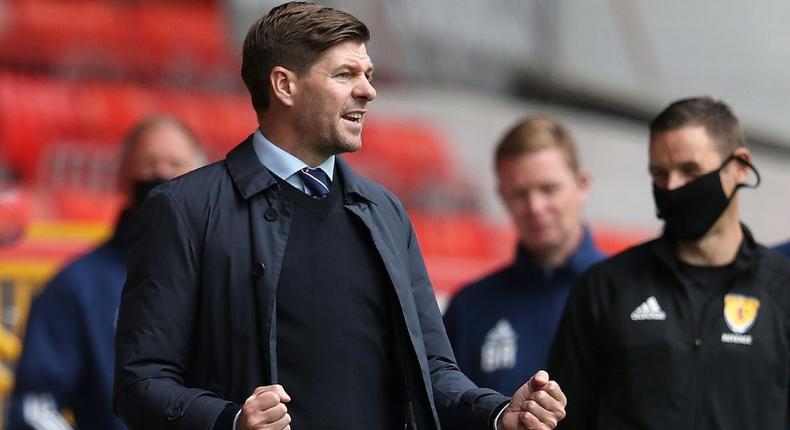 Steven Gerrard has led Rangers to a first Scottish Premiership title in 10 years Creator: Andrew Milligan