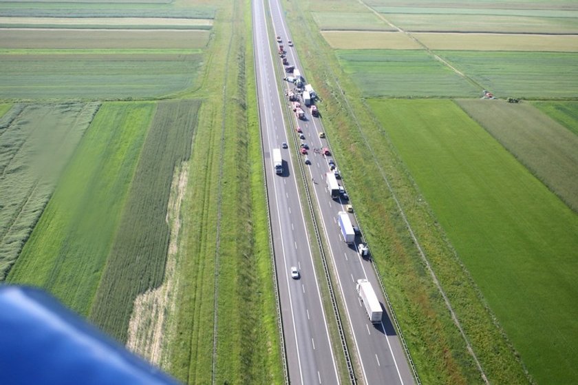 Karambol na autostradzie