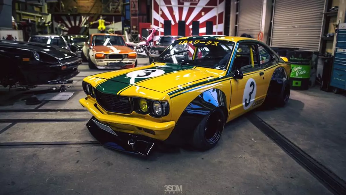 Mazda RX3 Liberty Walk - pogromca gigantów