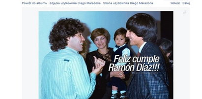 Diego Maradona pokazał zdjęcie sprzed lat!