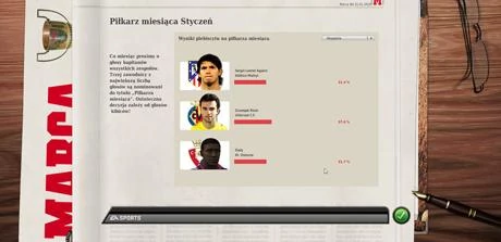 Screen z gry "FIFA Manager 10"