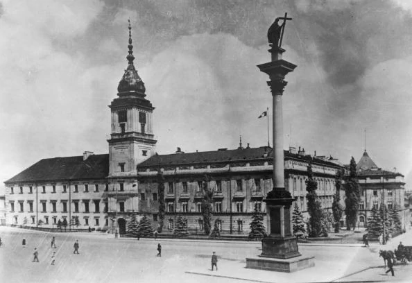 Warszawa, Zamek Królewski, ok. 1920 r.