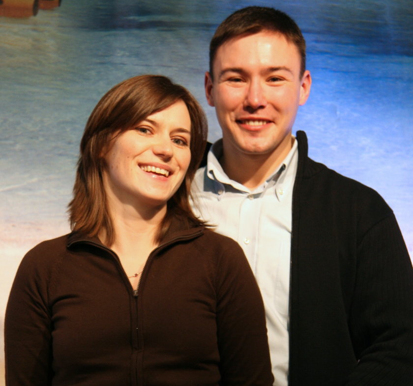Agnieszka Pomaska i jej mąż Maciej Krupa