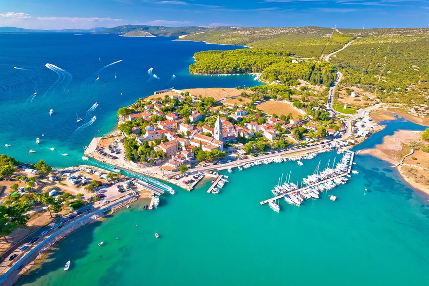 Miasto Osor na wyspie Cres, Chorwacja