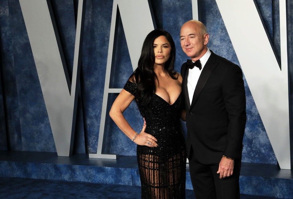 Lauren Sanchez i Jeff Bezos