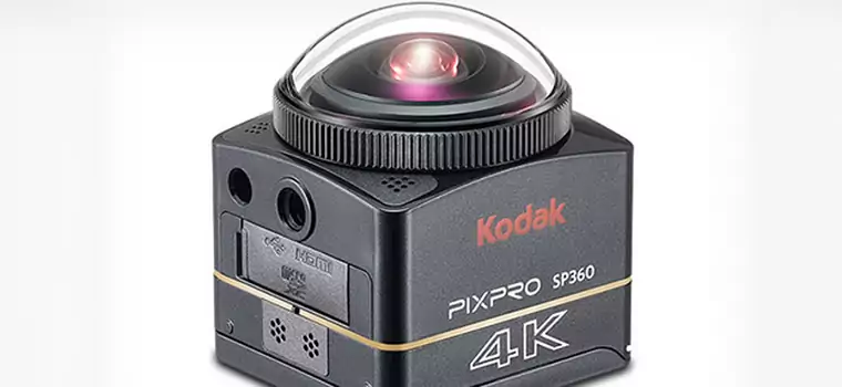 Kodak PixPro SP360-4K - sportowa kamera rejestrująca 360 stopni w 4K