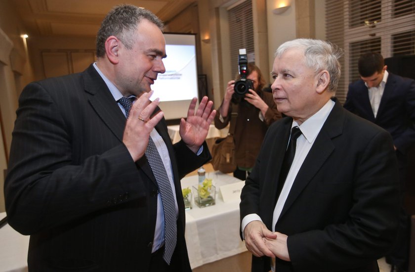 Tomasz Sakiewicz i Jarosław Kaczyński