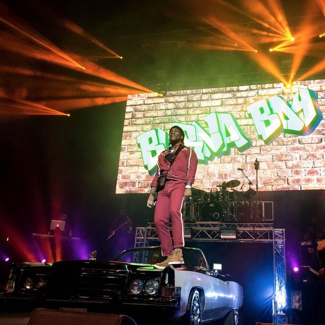 Vogue features Burna Boy at his sold out London show 