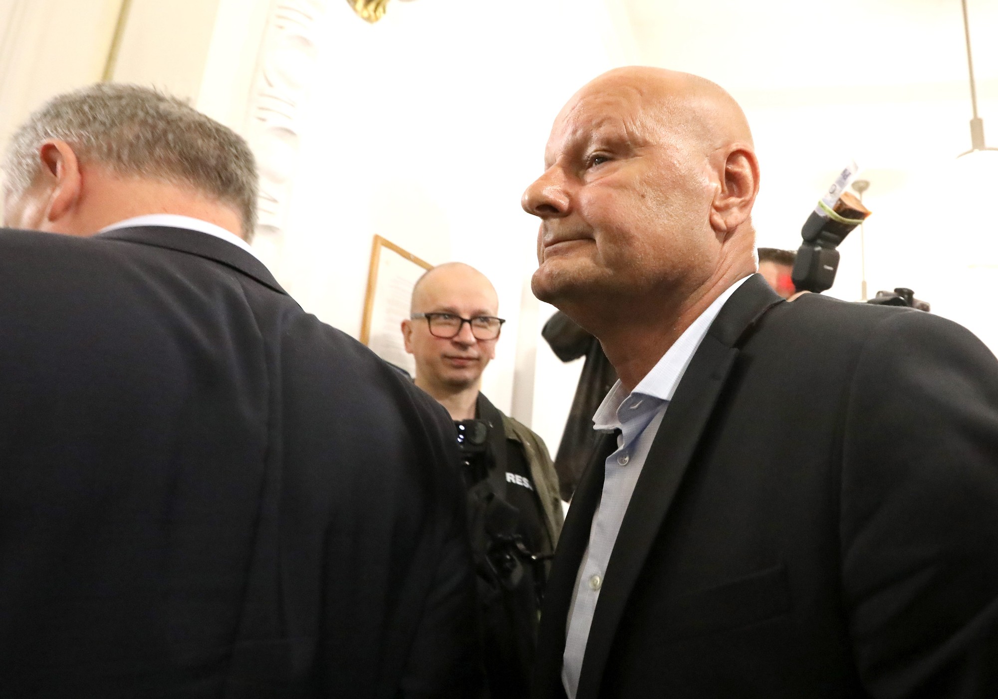Na Špecializovanom trestnom súde sa 11. mája začal proces v kauze Očistec: Na snímke bývalý riaditeľ Národnej jednotky finančnej polície NAKA Bernard Slobodník.