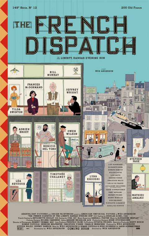 "The French Dispatch" - plakat