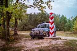 Pojazd Straży Granicznej zniszczony. "Ze strony białoruskiej został wystrzelony jakiś przedmiot..."