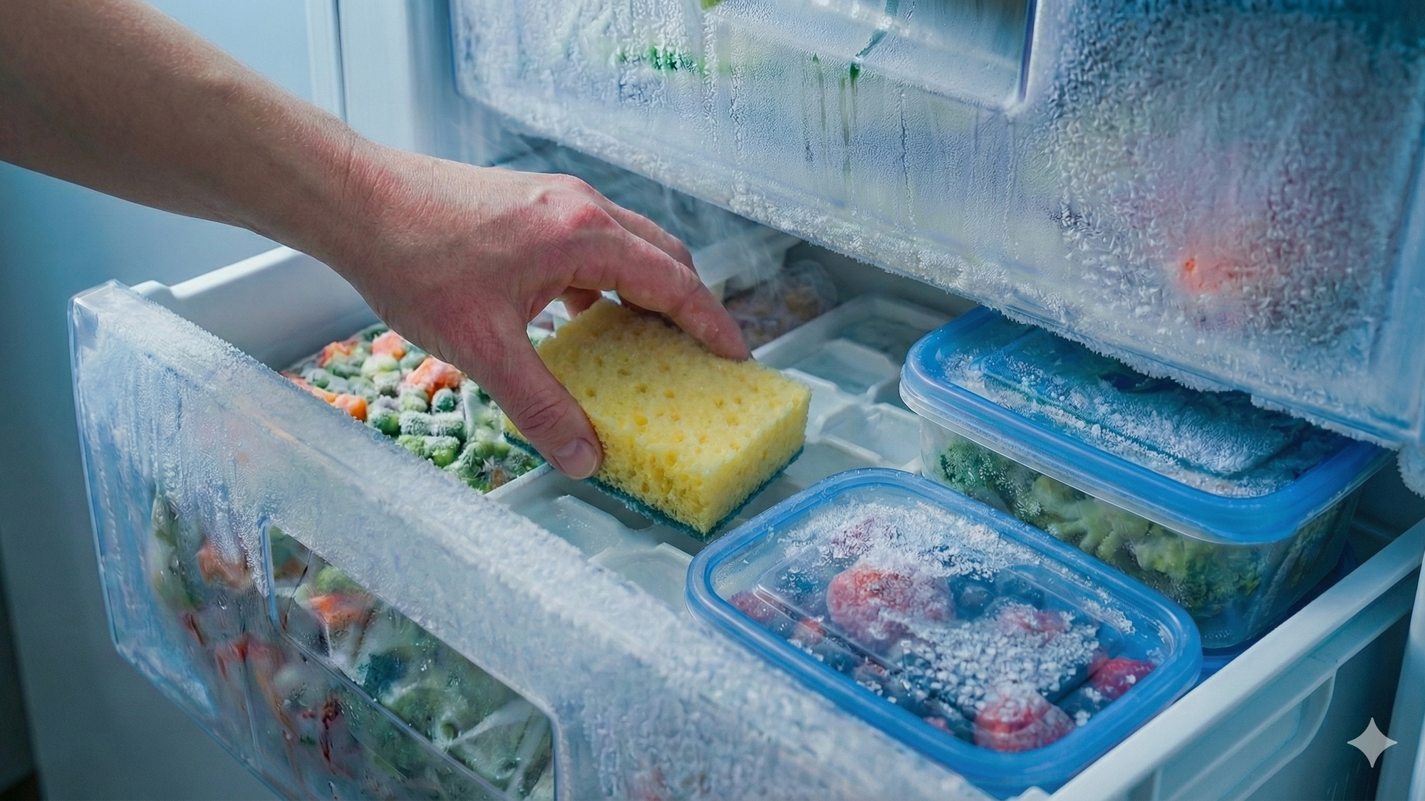 Tento jednoduchý trik odstraňuje prebytočnú vlhkosť v mrazničke.