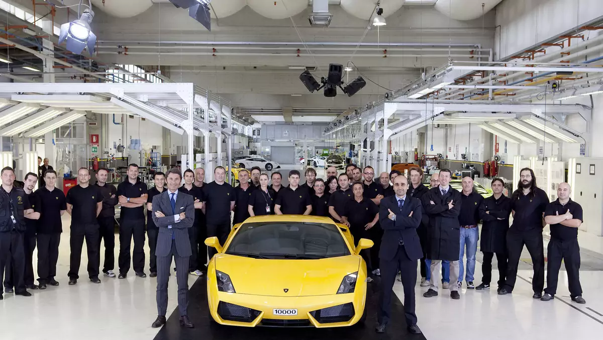 Lamborghini wyprodukowało 10 tys. Gallardo