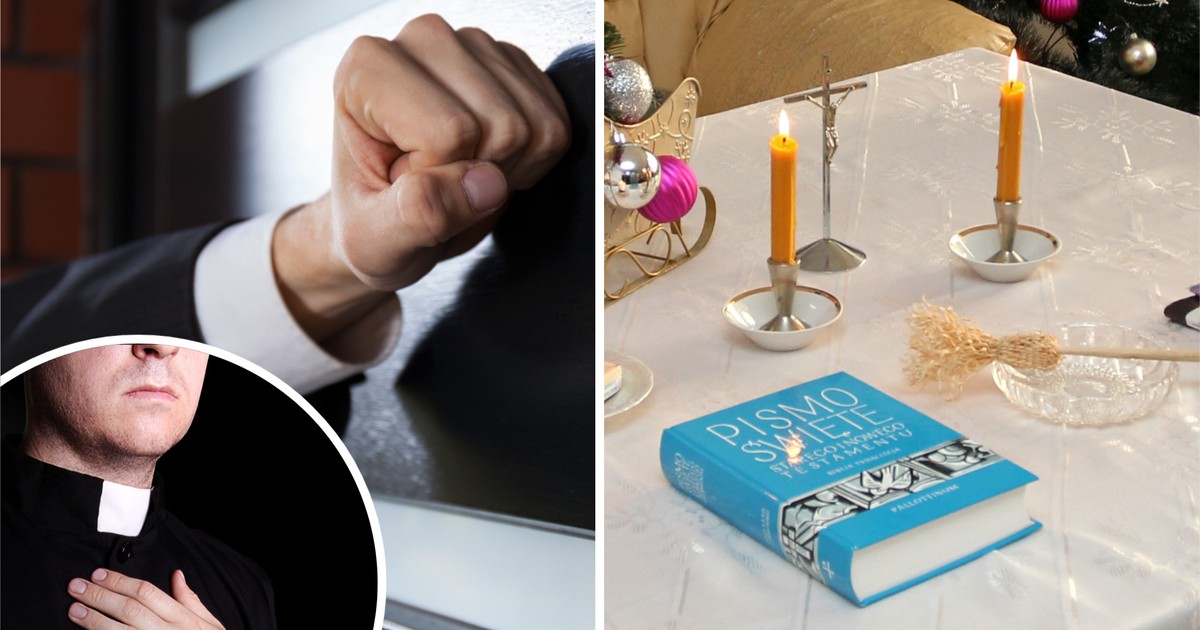 Tak przywitał księdza chodzącego po kolędzie. "Widać, kto rządzi"