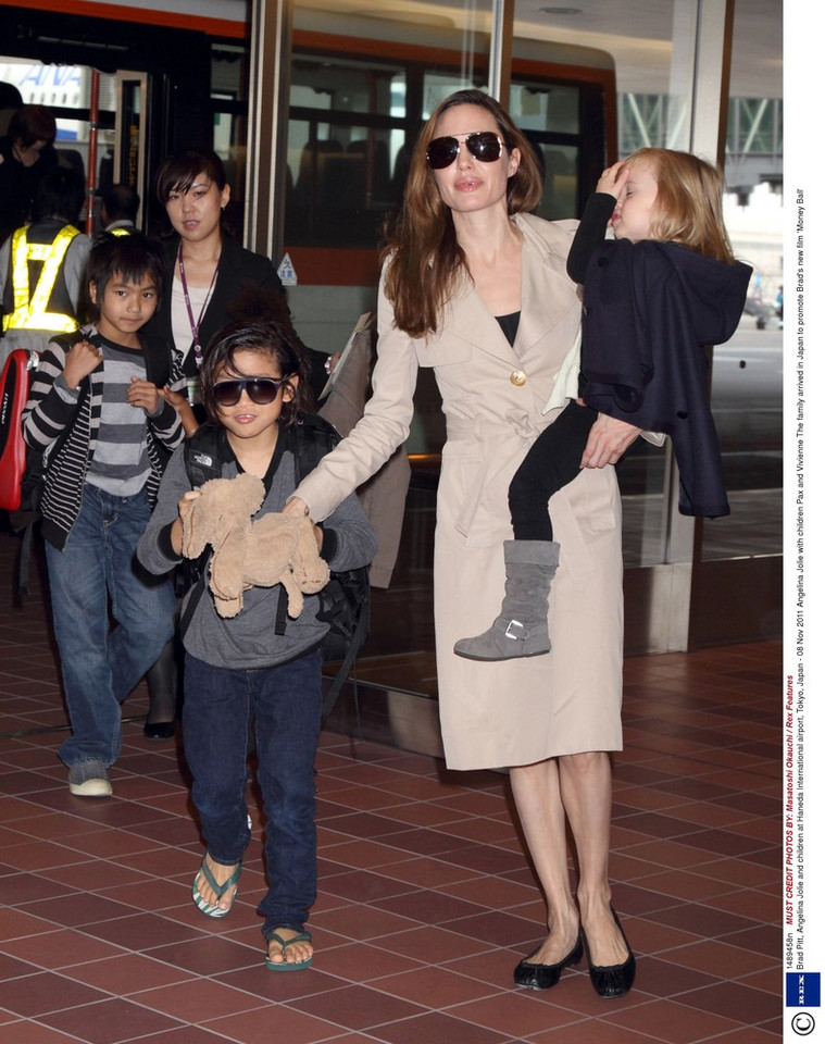 Angelina Jolie i Brad Pitt / Fot. East News