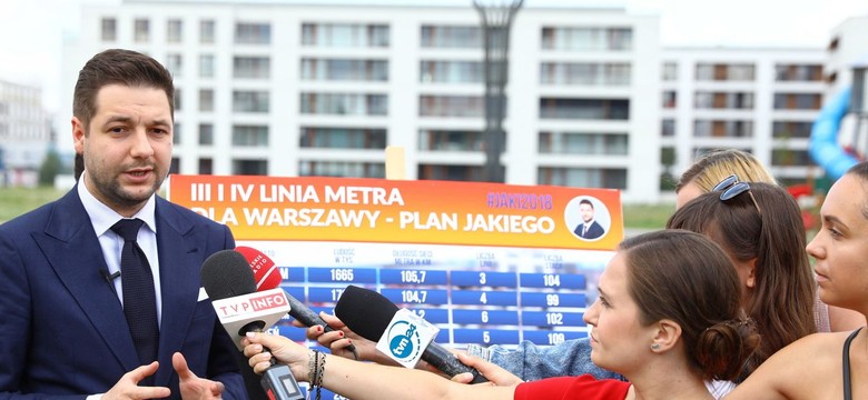 Metrem z Białołęki na Wilanów. Jaki obiecuje budowę nowych linii po wygraniu wyborów