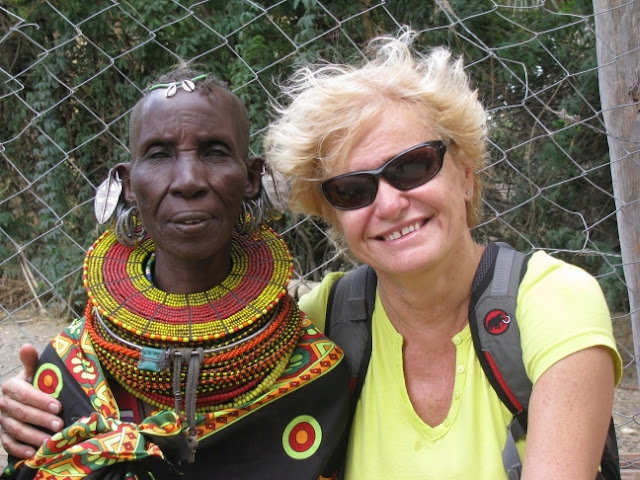 Z kobietą z plemienia Turkana