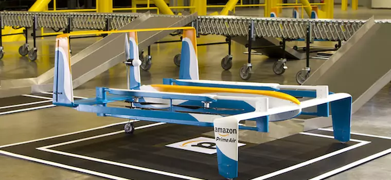 Drony Amazon Prime Air promowane przez Clarksona