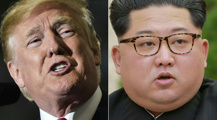 Donald Trump és Kim Dzsong Un találkozója is veszélybe kerülhet /Fotó: AFP PHOTO/KCNA VIA KNS