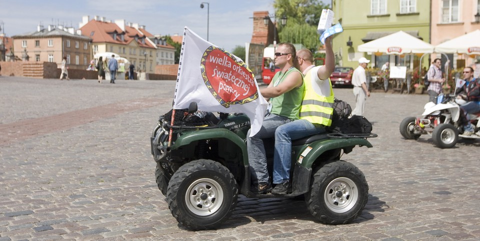 WARSZAWA WOŚP STOP POWODZIOM